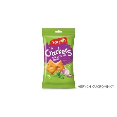 Crackers Yarych bazalka/česnek 80g