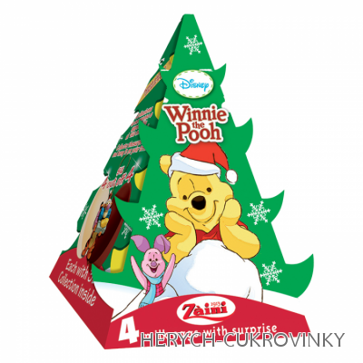 Medvídek Pú - vajíčko 4pack stromeček 80g