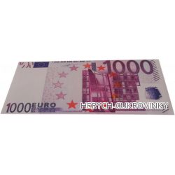 Bankovka Tisíc euro - čokolády 60g