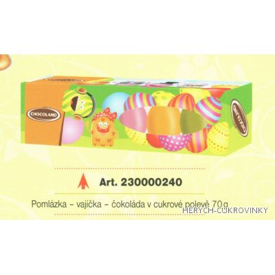 Pomlázka čok. vaj. v cukrové polevě 70g