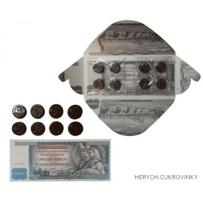 Bankovka Milion kčs - čokoláda hořká 60g