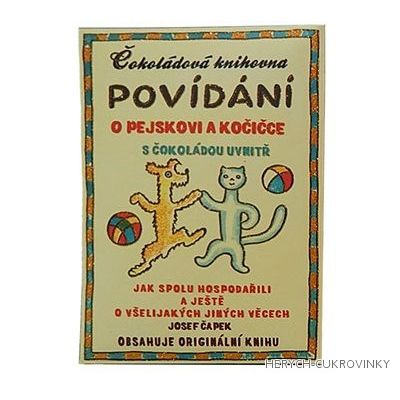 Čokoládová knihovna pejsek a kočička60g