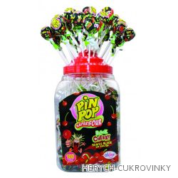 Lízátko Pin pop Black cherry / 100Ks