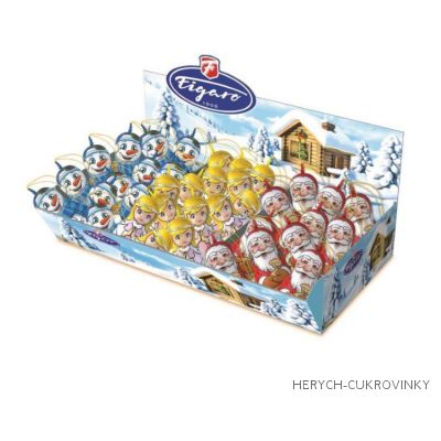 Figaro figurky mix mléčné. 16g/ 72Ks