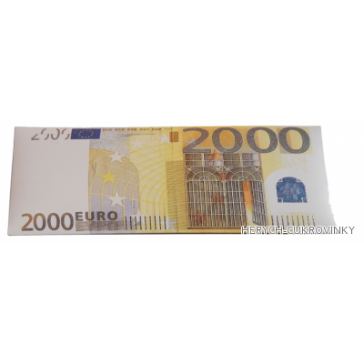 Bankovka Dvatisíce eur - čokolády 60g