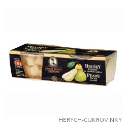 FJK Hrušky kostky ve sladkém nálevu 2x135ml