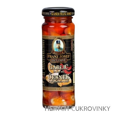 FJK Česnek v pikantním oleji 100g