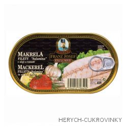 FJK Makrela filety Salamina v oleji a tomatě 170 g