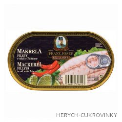 FJK Makrela filety v oleji s tabaskem 170 g