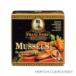 FJK Mušle v nálevu escabeche 80g