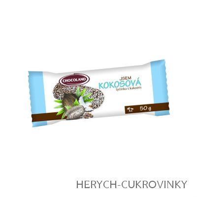 Jsem Kokosová tmavá 50g / 48 Ks