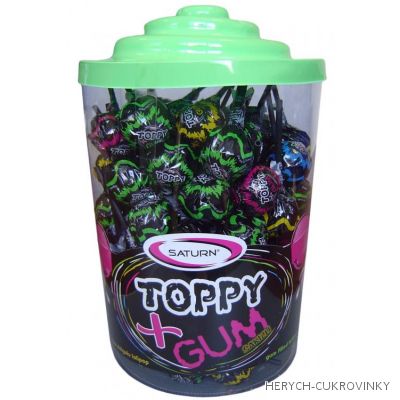 Lízátka Toppy -ovocný mix 18g / 100 Ks