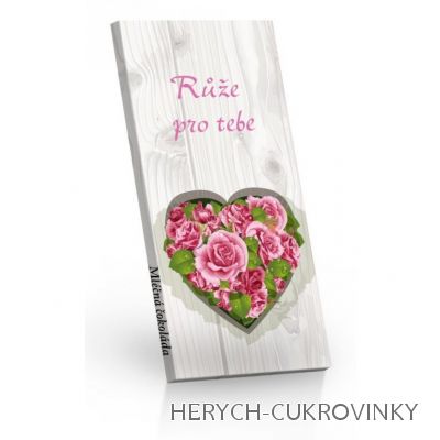 Růže pro tebe čokoláda ml. 100g