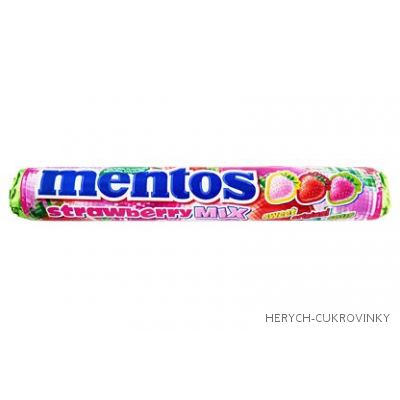 Mentos strawberry mix 38g / 40 Ks
