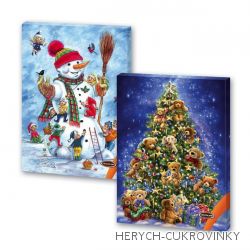 Adventní kalendář Sněhulák / Stromeček 50g