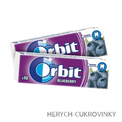 Orbit borůvka dražé / 30Ks