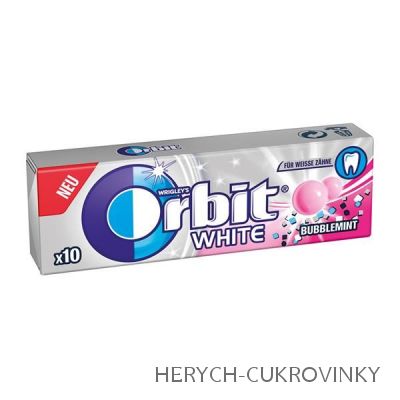 Orbit White bubblemint dražé / 30Ks