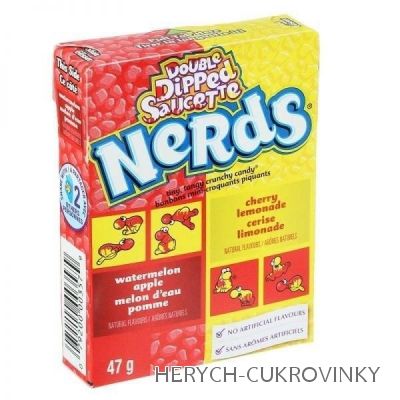 Nerds jablko, třešeň a citrón 46,7g