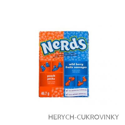 Nerds broskev a lesní plody 46,7g