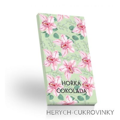 Hořká čokoláda 50g - Orchidej