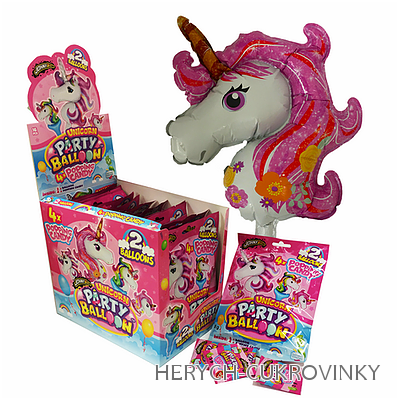 JB párty balón Unicorn / 16 ks