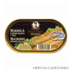 FJK Makrela filety uzené v oleji 170 g