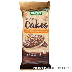Rýžové chlebíčky s belg. čok. a pomerančem 72g