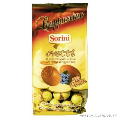 Sorini vajíčka plněná cappuccino 200g