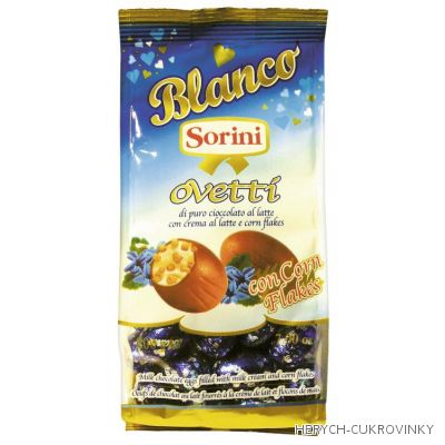 Sorini vajíčka plněná latte. krémem a cereál. 200g
