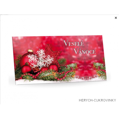 Maxi obálka Veselé Vánoce - Dárky 175g