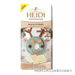 Heidi  Čok. vánoční milk a cookies 90g
