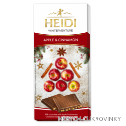 Heidi  Čokoláda winter-jablko a skořice 90g