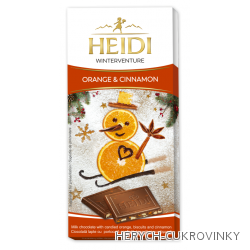Heidi  Čokoláda winter-pomeranč a skořice 90g