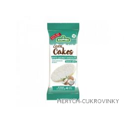 Kukuřičné chlebíčky bílá čoko s kokosovou příchutí 62 g