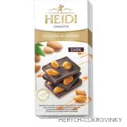 Heidi Grand´Or almonds čok. dark 100g