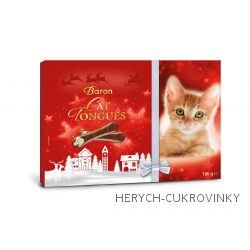 Baron vánoční kočičí jazýčky ml. 100g