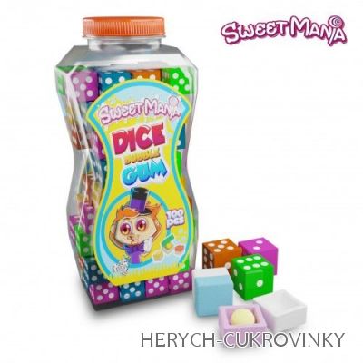 Žvýkačky Hrací kostka / 100Ks