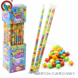 Bubble gum slámka / 60 Ks