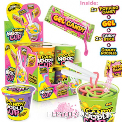 JB Candy Noodle Cup 55g / 12 ks