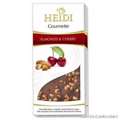 Heidi Gourmette Almonds a Cherry čok. 100g
