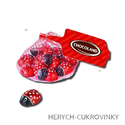 Čokoládové berušky síťka 75g