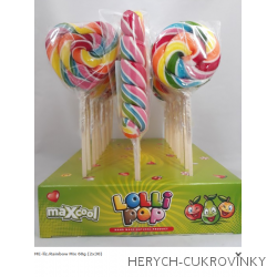 Lízátko Rainbow mix 60g / 30 Ks