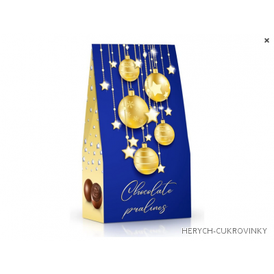 Italské pralinky Zlaté baňky 100g
