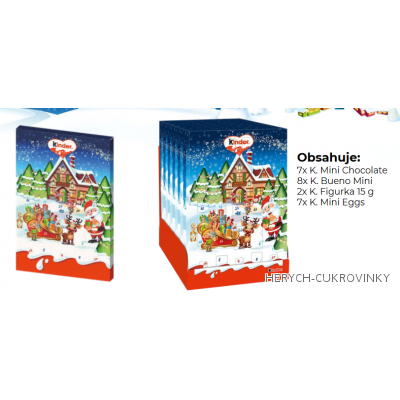 Adventní kalendář Kinder 152g