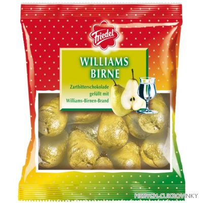 Freidel čok. hruštičky  plněné Williams hruštičkou 100g