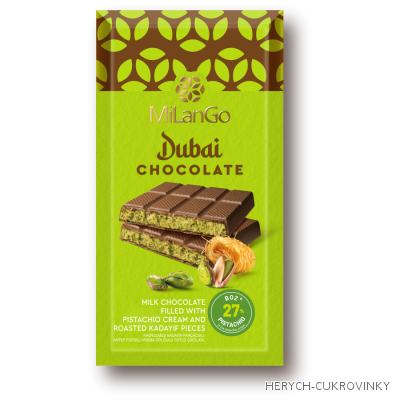 Dubai chocolate MiLanGo 122g