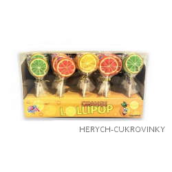 Lízátko Orange 15g / 30 ks