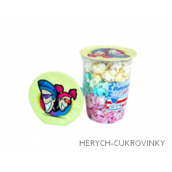 Pop corn sladký v kelímku  / 12 Ks