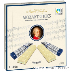 MT Grazioso Mozart bílá čok. 200g