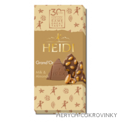Heidi Grand´Or almonds čok. milk 100g